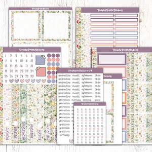 A5 Daily Duo | BLOSSOM | Planner Stickers | Daily Planning Stickers