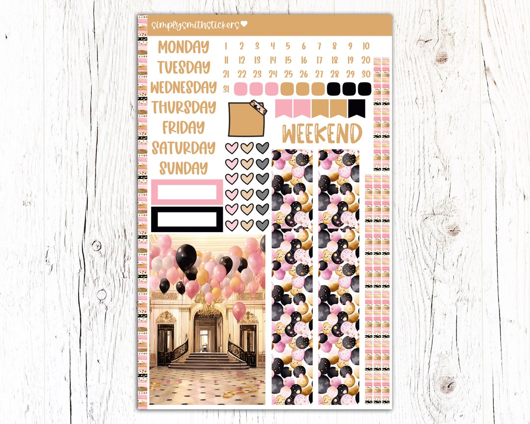 A5 Compact Vertical Mini Kit | FRESH START | Planner Sticker Kit - Etsy