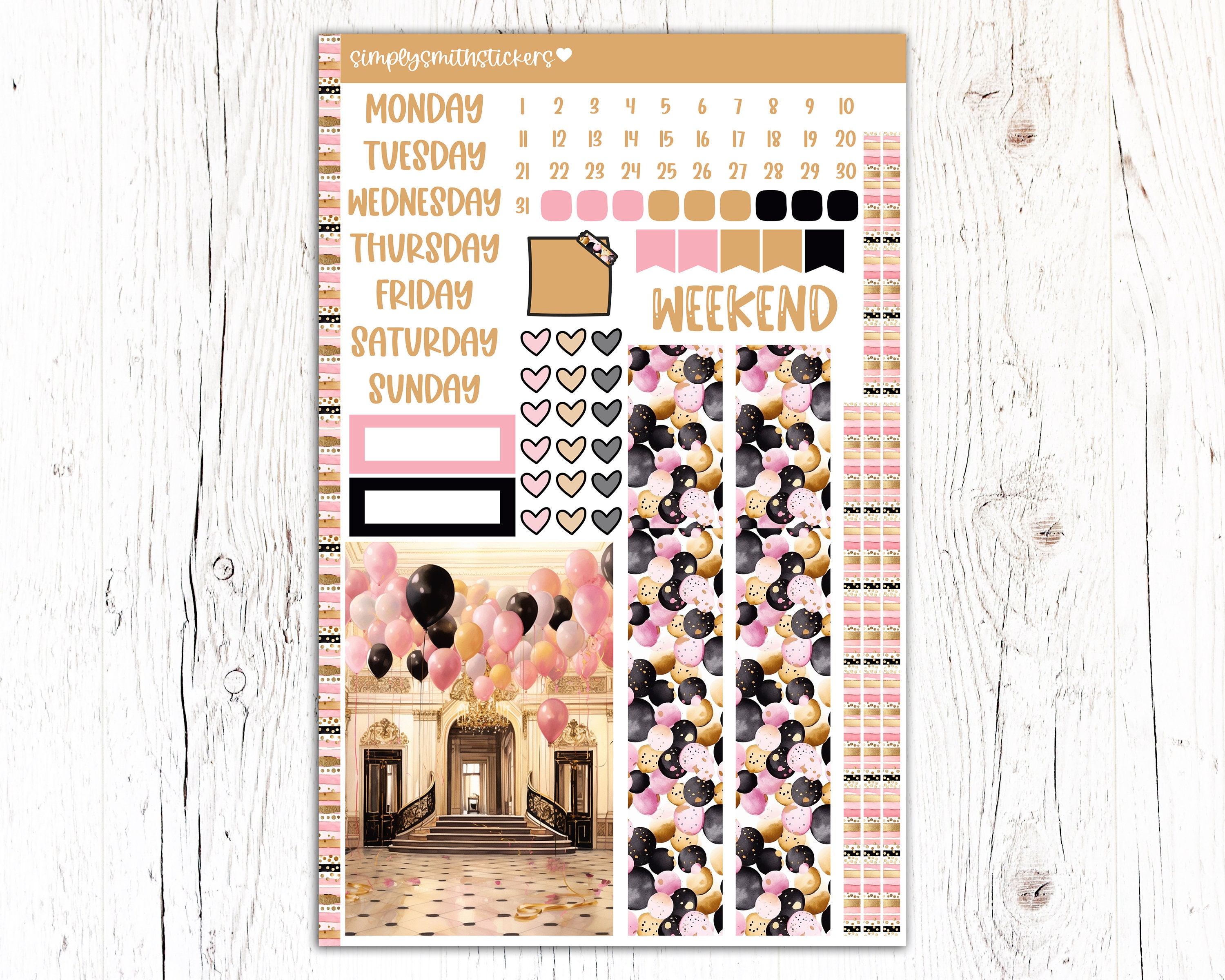 A5 Compact Vertical Mini Kit | FRESH START | Planner Sticker Kit - Etsy