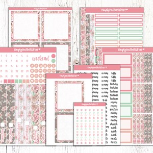 A5 Daily Duo | LOVELY VALENTINE | Planner Stickers | Daily Planning Stickers | A5 Daily Duo Sticker Kit