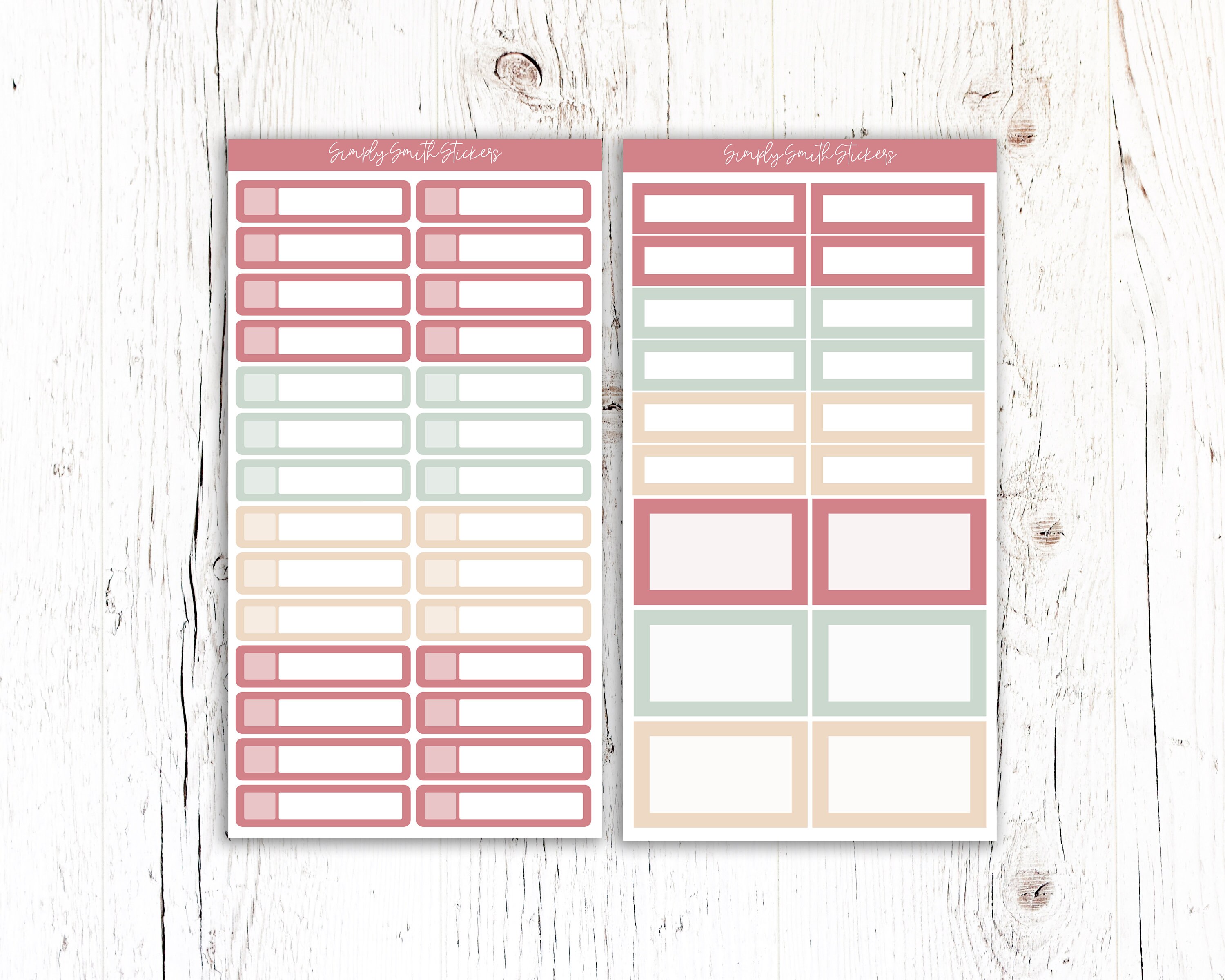 VICTORIAN GARDEN | Vertical Weekly Planner Sticker Kit | Planner ...
