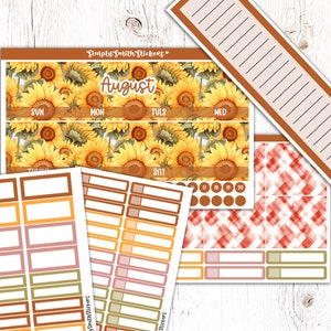 Kit d'autocollants mensuels AOT | 7 x 9 | Stickers PERSONNALISABLES | Stickers pour agenda | Accessoires pour agenda | Stickers mensuels