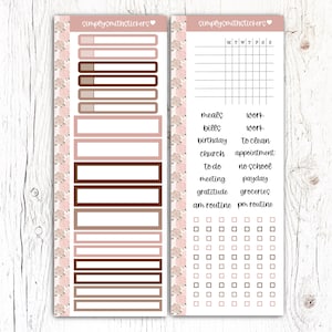 A5 Compact Vertical Mini Kit | BOSS LADY | Planner Sticker Kit | A5 ...