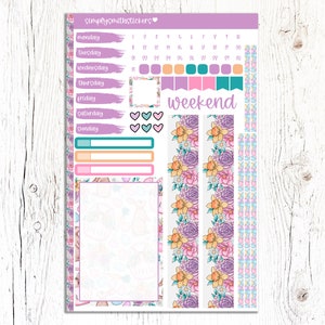 A5 Compact Vertical Mini Kit | RUSTIC EASTER | Planner Sticker Kit | A5 Compact Vertical Sticker Kit