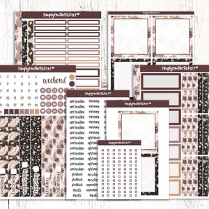 Duo quotidien A5 | BAL DE MINUIT | Stickers pour agenda | Stickers quotidiens | Duo d'autocollants quotidiens A5