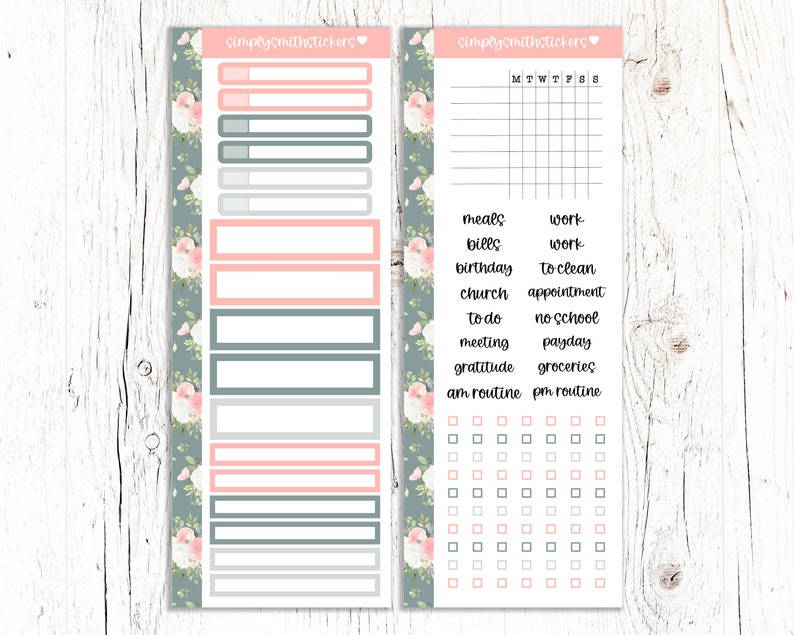 A5 COMPACT VERTICAL Mini Kit SOPHISTICATED_ROSE Planner - Etsy
