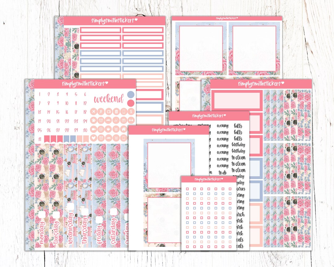 A5 Daily Duo | VACAY TIME | Planner Stickers | Daily Planning Stickers ...