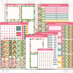 Duo quotidien A5 | PARADIS | Stickers pour agenda | Autocollants de planification quotidienne