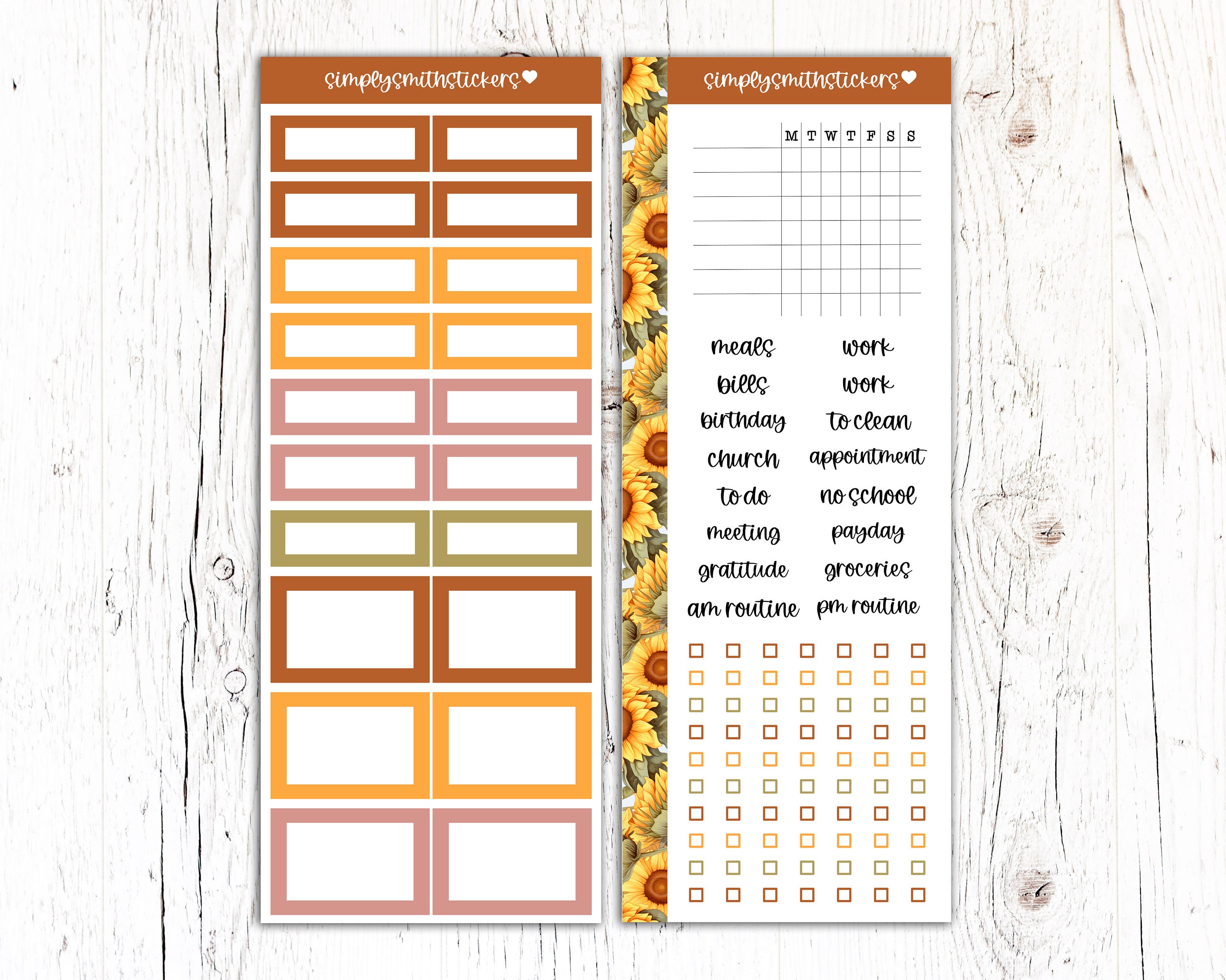 A5 Compact Vertical Mini Kit | HOMESTEAD | Planner Sticker Kit - Etsy