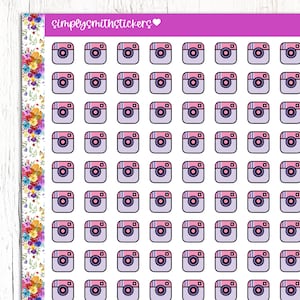 INSTAGRAM Doodle Stickers | Planner Stickers