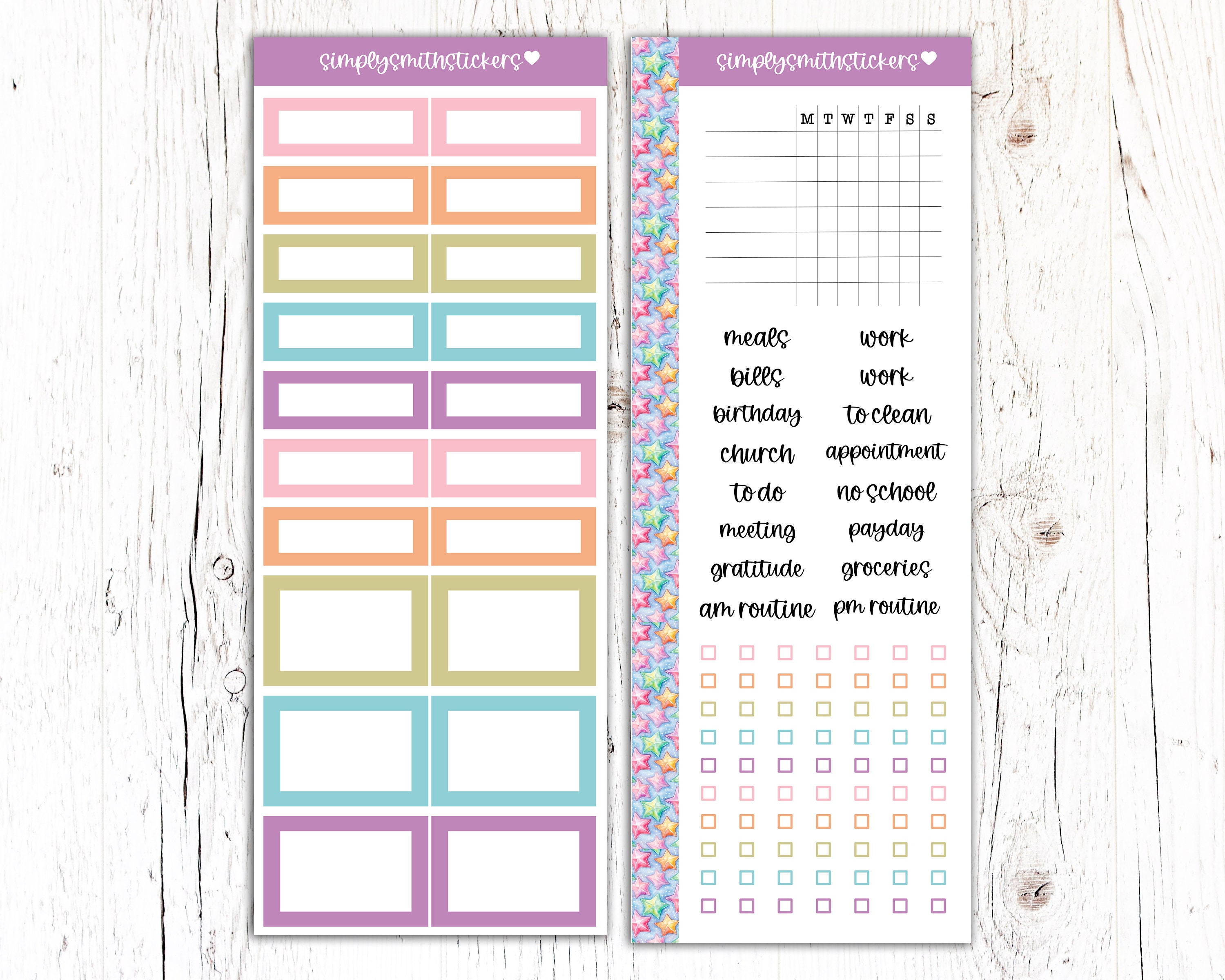 A5 Compact Vertical Mini Kit | MERRY & BRIGHT | Planner Sticker Kit - Etsy