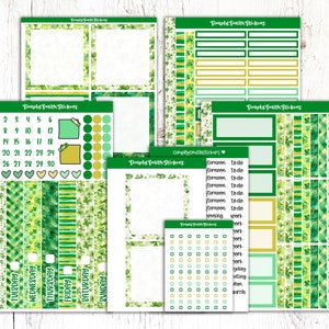 Duo quotidien A5 | CHANCEUSE FILLE | Stickers pour agenda | Autocollants de planification quotidienne