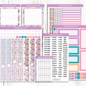 Duo quotidien de PÂQUES RUSTIQUE | Stickers pour agenda 7 x 9 | Autocollants de planification quotidienne | Kit duo d'autocollants quotidiens