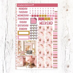 A5 Compact Vertical Mini Kit | GLAM PLANNER | Planner Sticker Kit
