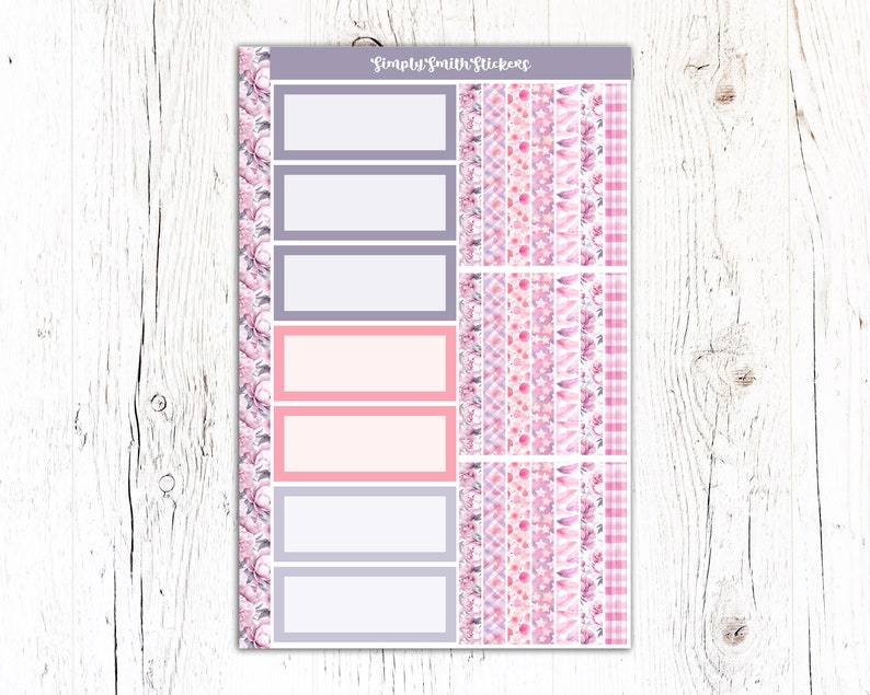 A5 Daily Duo MOMMYS HEART Planner Stickers Daily Planning Stickers SHEET B