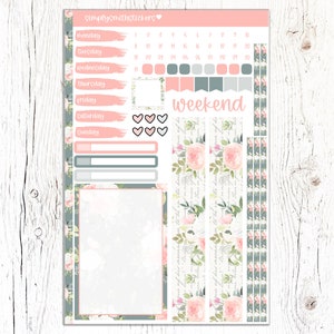 A5 COMPACT VERTICAL Mini Kit | SOPHISTICATED_ROSE | Planner Sticker Kit | Fall Stickers | A5 Compact Vertical Sticker Kit