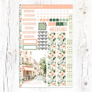 A5 Compact Vertical Mini Kit | SOUTHERN PEACH | Planner Sticker Kit - Etsy