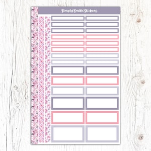 A5 Daily Duo MOMMYS HEART Planner Stickers Daily Planning Stickers SHEET D