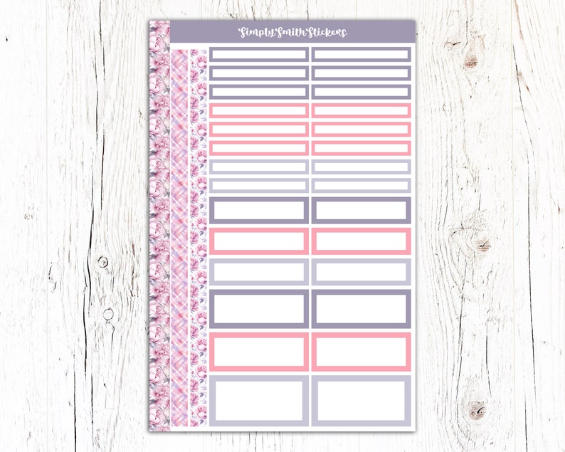 A5 Daily Duo MOMMYS HEART Planner Stickers Daily Planning Stickers SHEET D