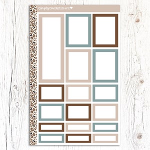 THANKSGIVING DAY Colorful Boxes | Planner Stickers | Add On