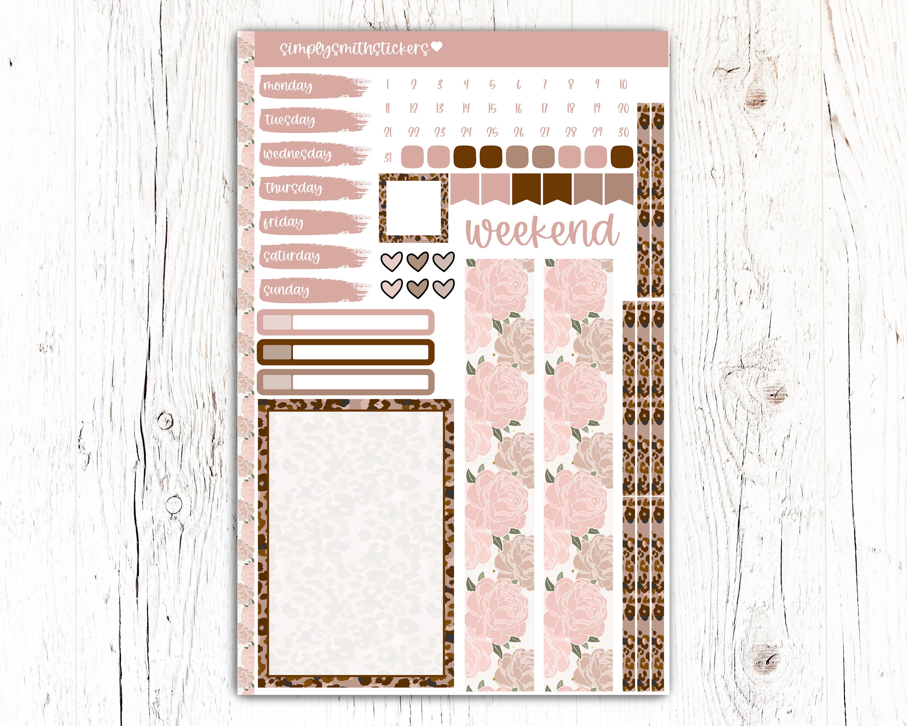 A5 Compact Vertical Mini Kit | BOSS LADY | Planner Sticker Kit | A5 ...