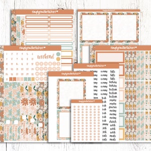 A5 DAILY DUO | VINTAGE_GARDEN | Planner Stickers | Daily Stickers | A5 Daily Duo Sticker Kit