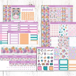 RUSTIC EASTER | Vertical Weekly Planner Sticker Kit | Planner Stickers | Weekly Planner | Planner Supplies | Stationery Stickers