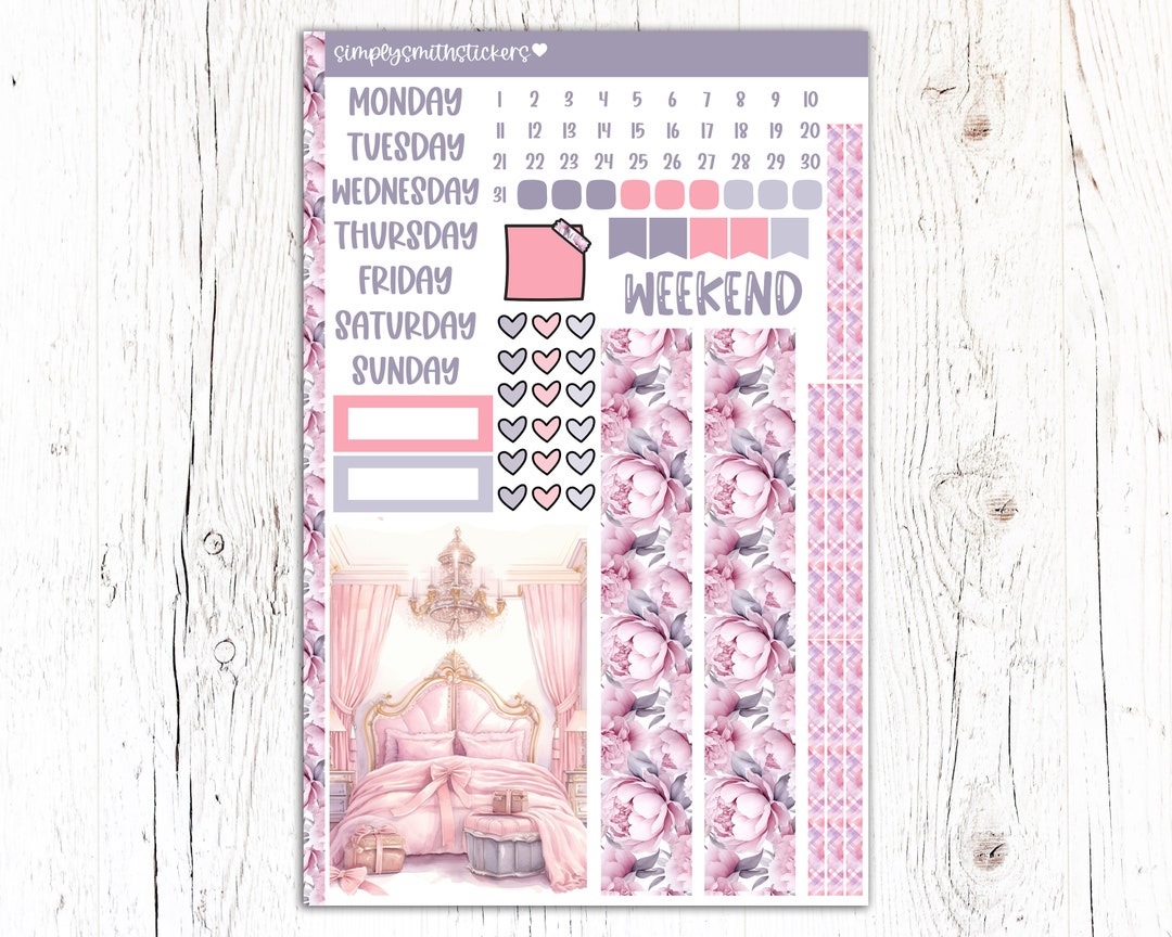 A5 Compact Vertical Mini Kit | MOMMYS HEART | Planner Sticker Kit - Etsy