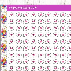 Stickers gribouillis SPEECH BUBBLE | Stickers agenda