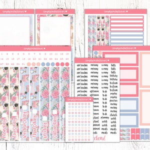 Trousse quotidienne DUO VACAY TIME | Stickers pour agenda 7 x 9 | Autocollants de planification quotidienne | Kit duo d'autocollants quotidiens