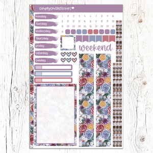 A5 COMPACT VERTICAL Mini Kit | WINTER_FOREST | Planner Sticker Kit | Fall Stickers | A5 Compact Vertical Sticker Kit