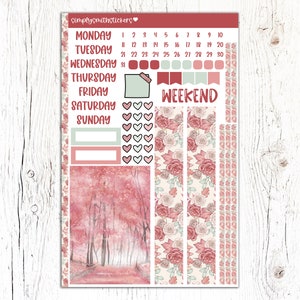 A5 Compact Vertical Mini Kit | FALL DREAMS | Planner Sticker Kit - Etsy