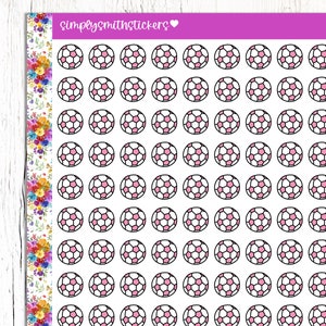 SOCCER Doodle Stickers | Planner Stickers