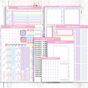 A5 Daily Duo | KAWAII | Planner Stickers | Daily Planning Stickers