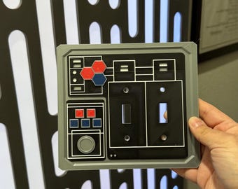 SW Imperial Base Control Panel Dual  Gang Rocker Switch Cover