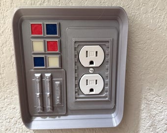 Power outlet Cover Large Plate inspired by SW