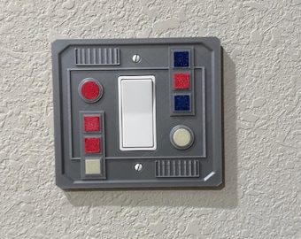 Single Gang Small Profile Light Switch Cover inspired by SW