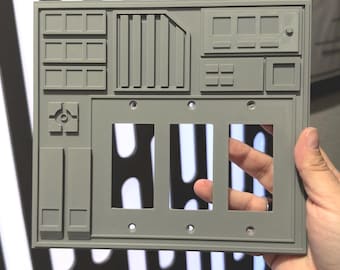 3 Gang Light Switch Cover inspired by SW Galaxies Park - Color Tiles Included
