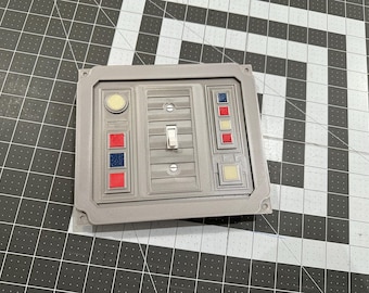 Single Toggle Light Switch Cover  inspired by Star Wars Control Panel