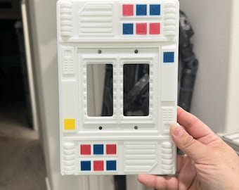 Dual Gang Light Switch Cover StarWars Galaxies Edge Inspired