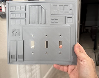 3 Gang Light Switch Cover inspired by SW Galaxies Park