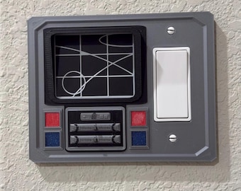 Single Gang low profile Light Switch Cover - SW inspired - Screen Terminal port