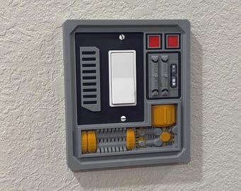 Single Gang Light Switch Cover - SW inspired - electronic wall panels