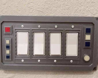 4 Gang Light Switch Cover inspired by SW