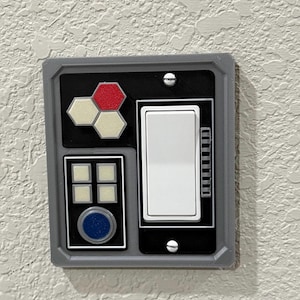 Enkelgängs mini-ljusbrytarskydd inspirerat av SW Control Panel