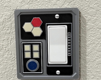 Single Gang Mini Light Switch Cover  inspired by SW Control Panel