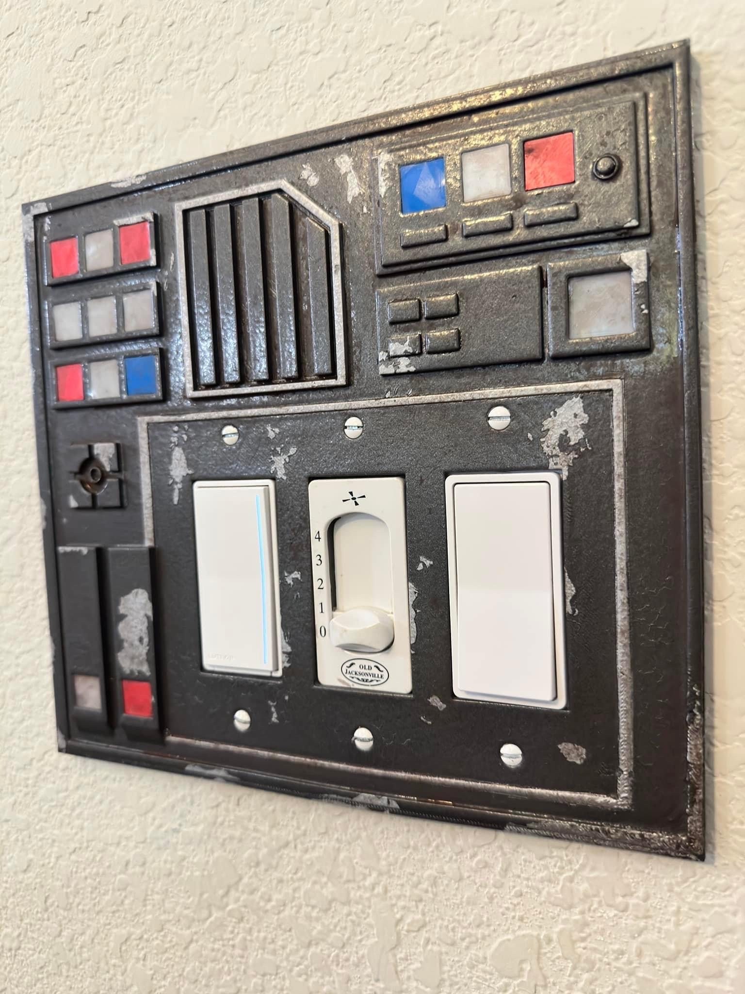 3 Gang Light Switch Cover Inspired by Galaxies Edge Etsy Canada