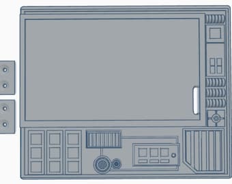 SW Galaxies Park Inspired Amazon Fire 7 and 8 inch HUD Display Plate