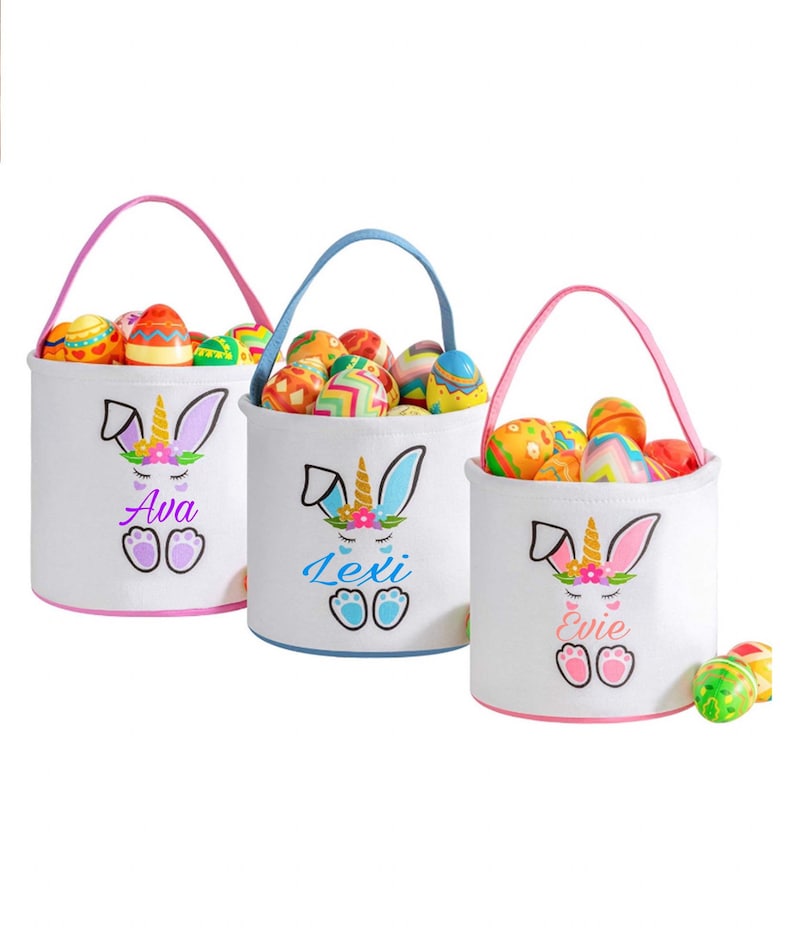 Unicorn bunny basket