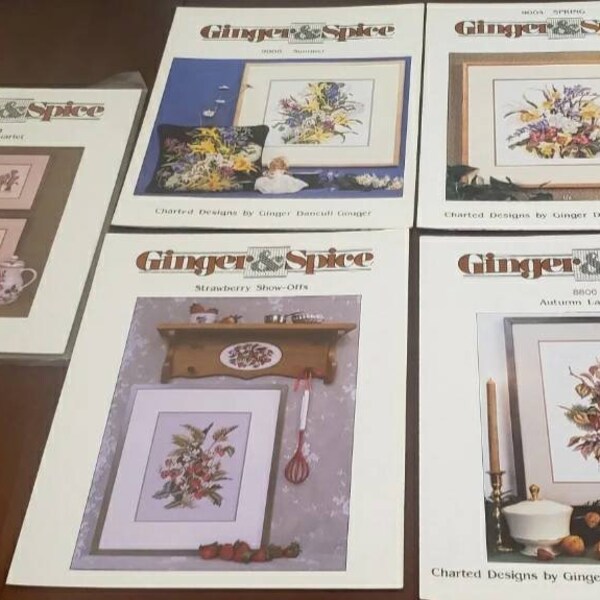 Ginger and Spice Cross Stitch Etsy